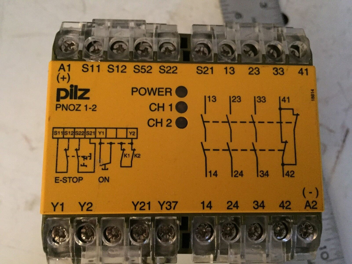 Pilz Pnoz 1-2,Pnoz 1-2 24 V Dc 3S1o Safety Relay,Sj