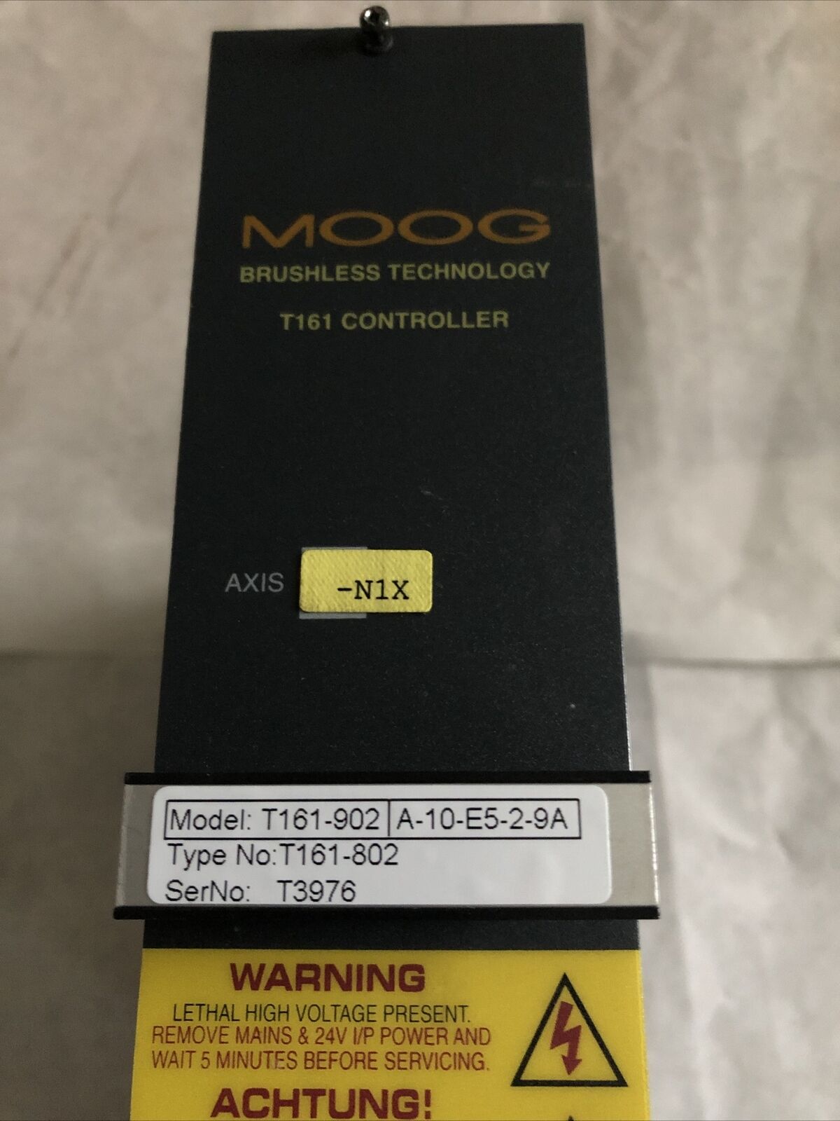 Moog T161-902 A-10-E5-2-9A Servo T161 Controller B48359-004 Rev C ,Ed