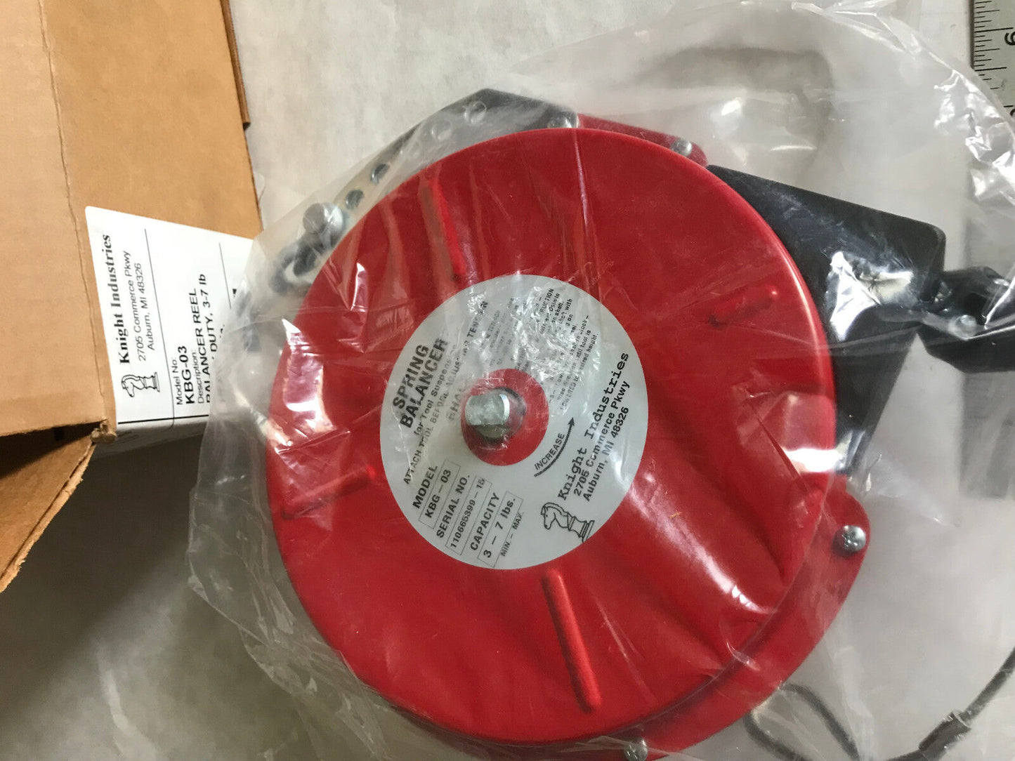 New Knight Industries Kbg-03, Heavy Duty, Balancer Reel, 3-7Lbs,Eq