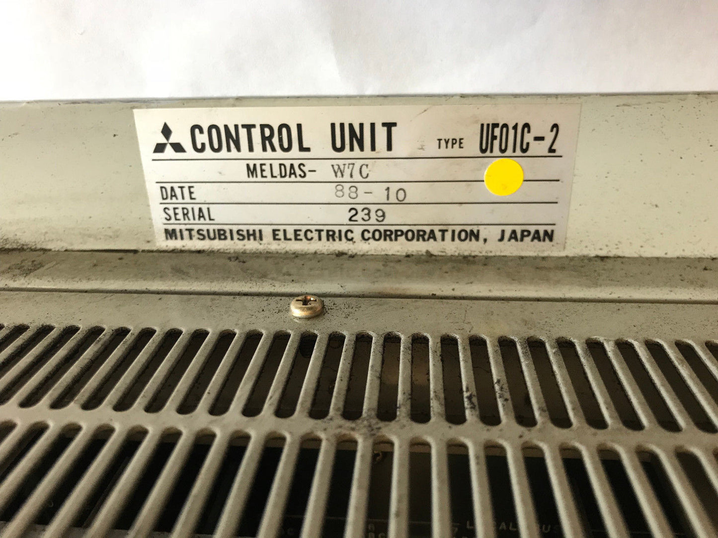 Mitsubishi Meldas-W7c Control Unit,Pd14c-2,Uf01c-2,,Fw712a,Fw737b,Fw37a,Fx16,Ab