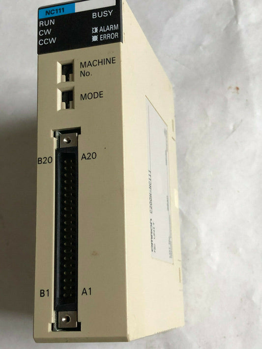 Omron C200h-Nc111,Nc111  Stepper Control 100Khz 1Axis,Er