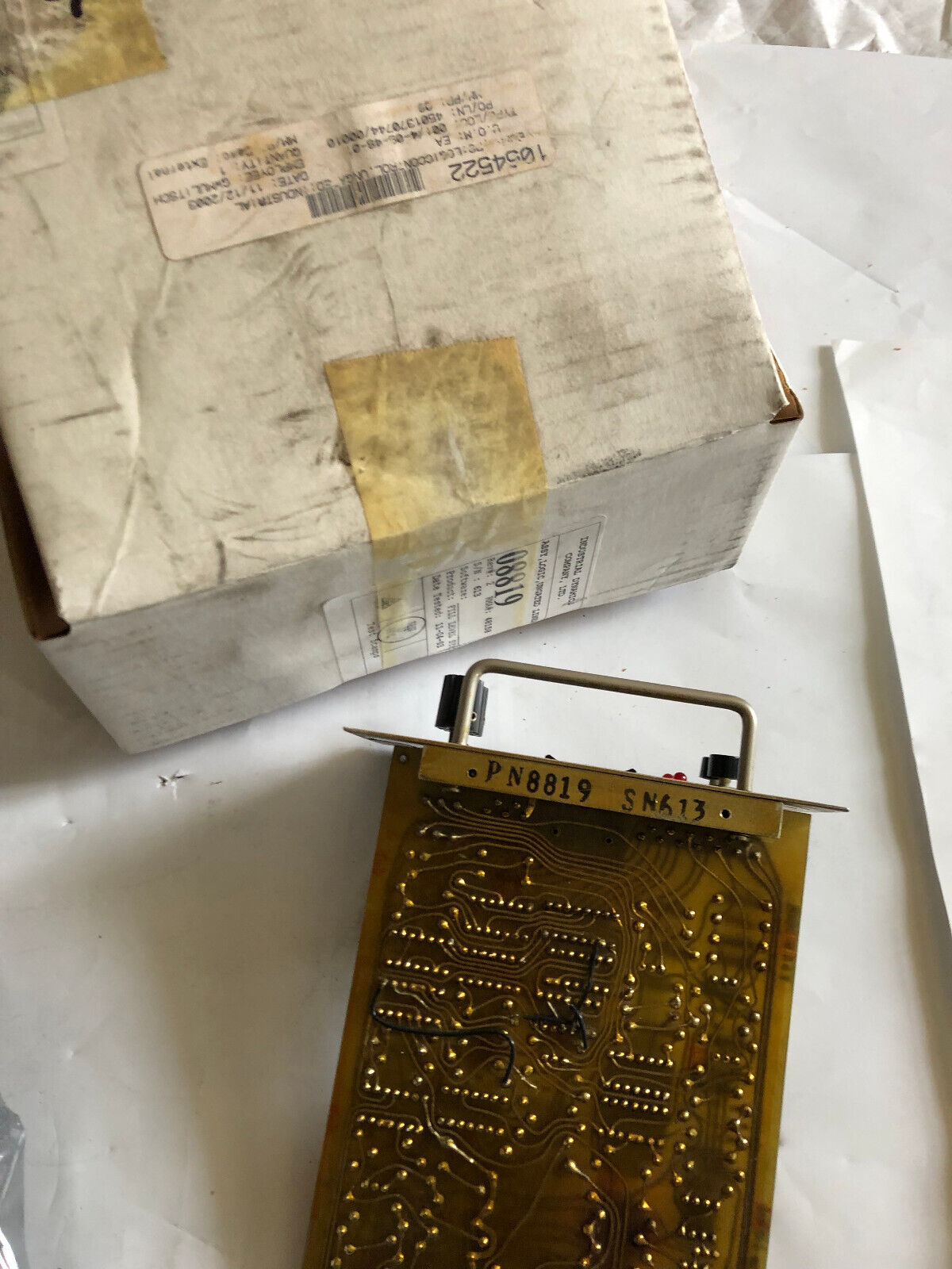 New Industrial Dynamics 8819 Control Module,Insp. Logic,Insp Logic,Part 08597,De