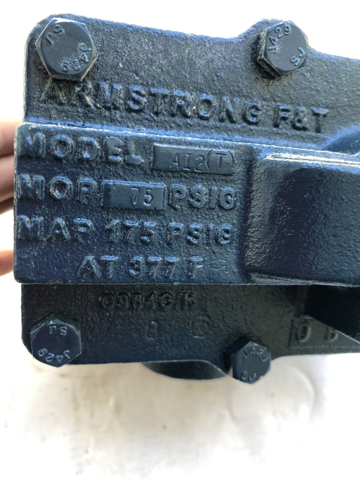 New 1/2 Armstrong A12,Ai2 T,F&T Steam Trap Mop 75Psig Map 175 Psig At 377F,Tg