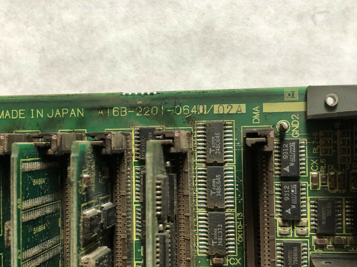 Fanuc A16b-2201-0640/02A Pc Control Card, Pcb, Circuit Board,Ey