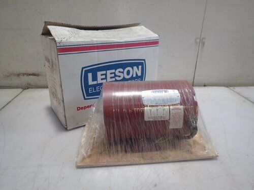 New Leeson C6t34nk14a Electric Motor, 3Hp, 3450Rpm, 230V, 1/2' Shaft Dia.,Bb