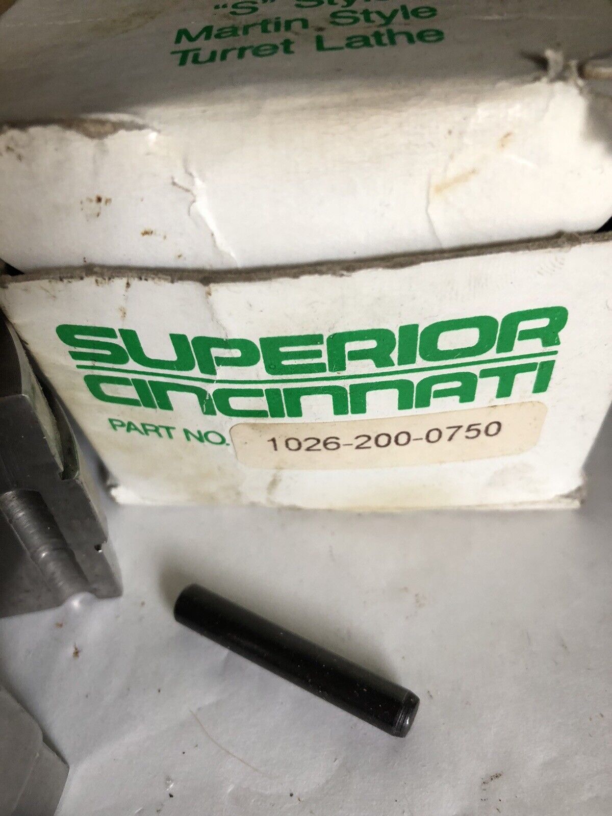 Superior Cincinnati 1026-2000750 S-Style,Turret Lathe Collet Pad .471,W&S 471,Tk