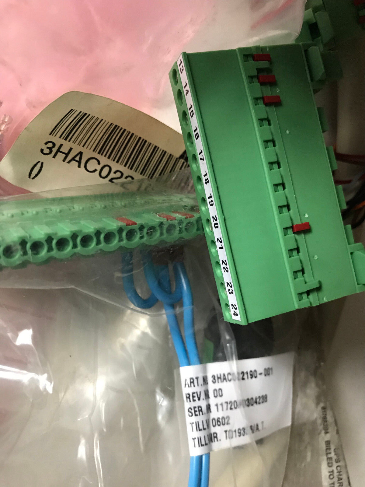 New Abb 3Hac15899-1 Cable Connector Xt58.2 Xp57 3Hac022190-001,Si
