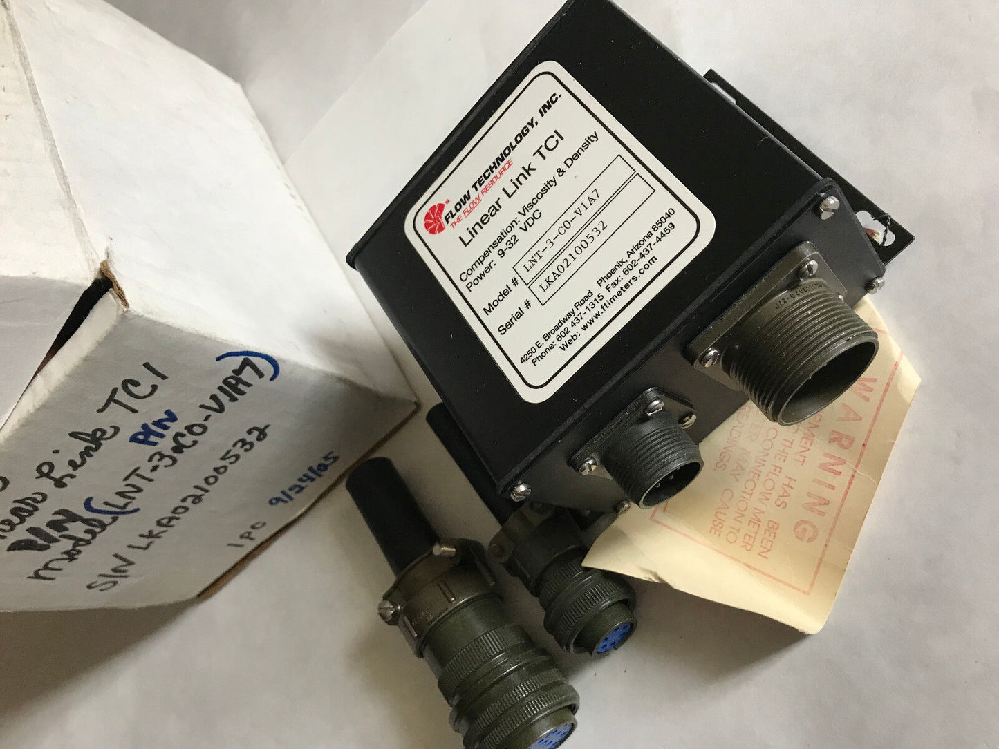 New Flow Technology Lnt-3-C0-V1a7 Linear Link Tci ,Sa