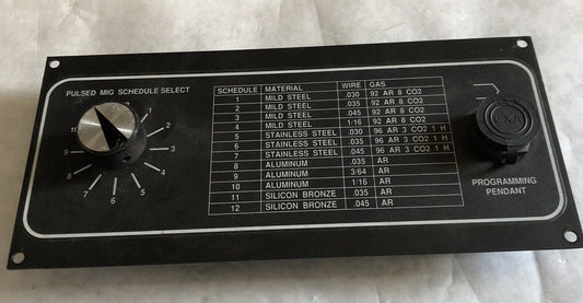 Mig Welding 202723-1214 Pulsed 204139,Ecd-4 3893 Operator Interface Panel,Sj