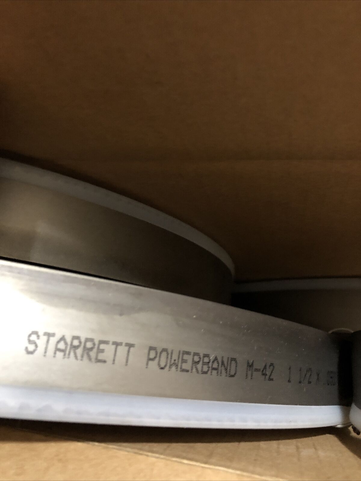 2 Starrett Powerband M-42 1 1/2X.050X4-6/S,99697-23,Bandsaw Blade,23'X1-1/2",By