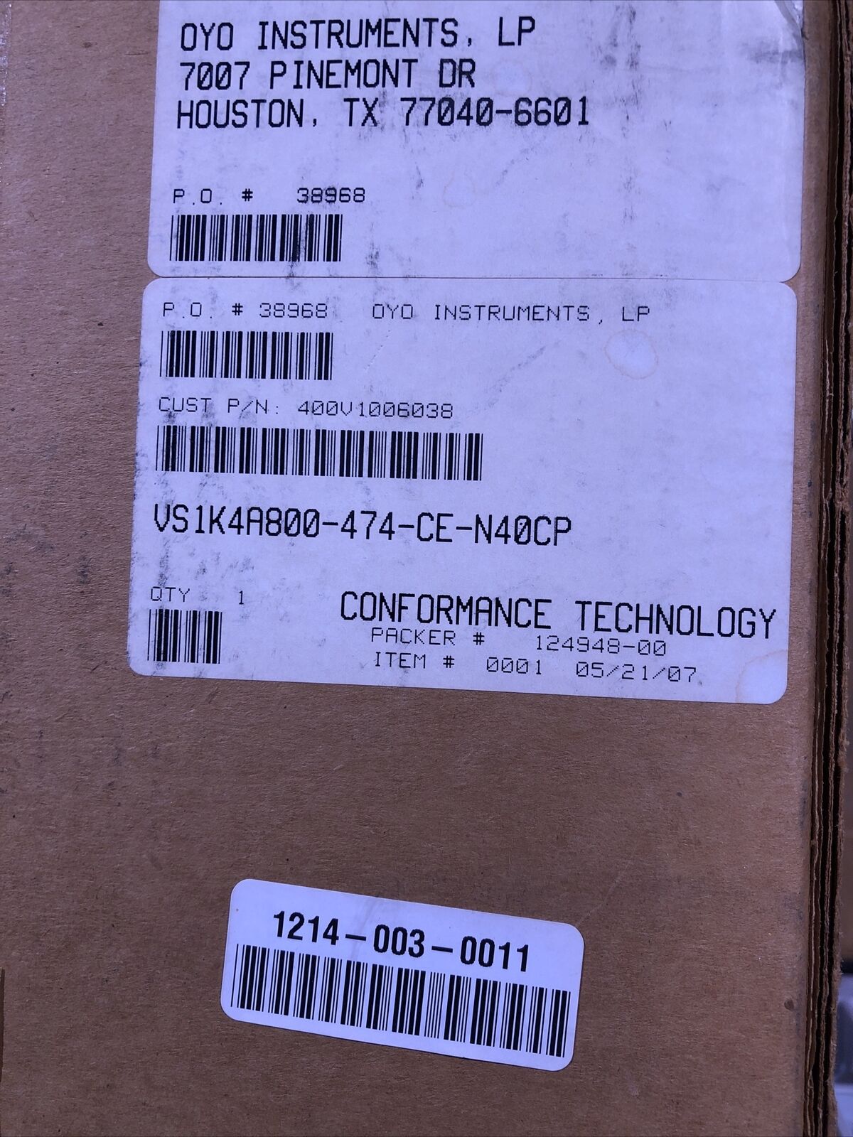 New Astec Vs1-K4-A8-00-474-Ce N40cp Power Supply,1500W,115-230Vac,15A,400Hz,Bf