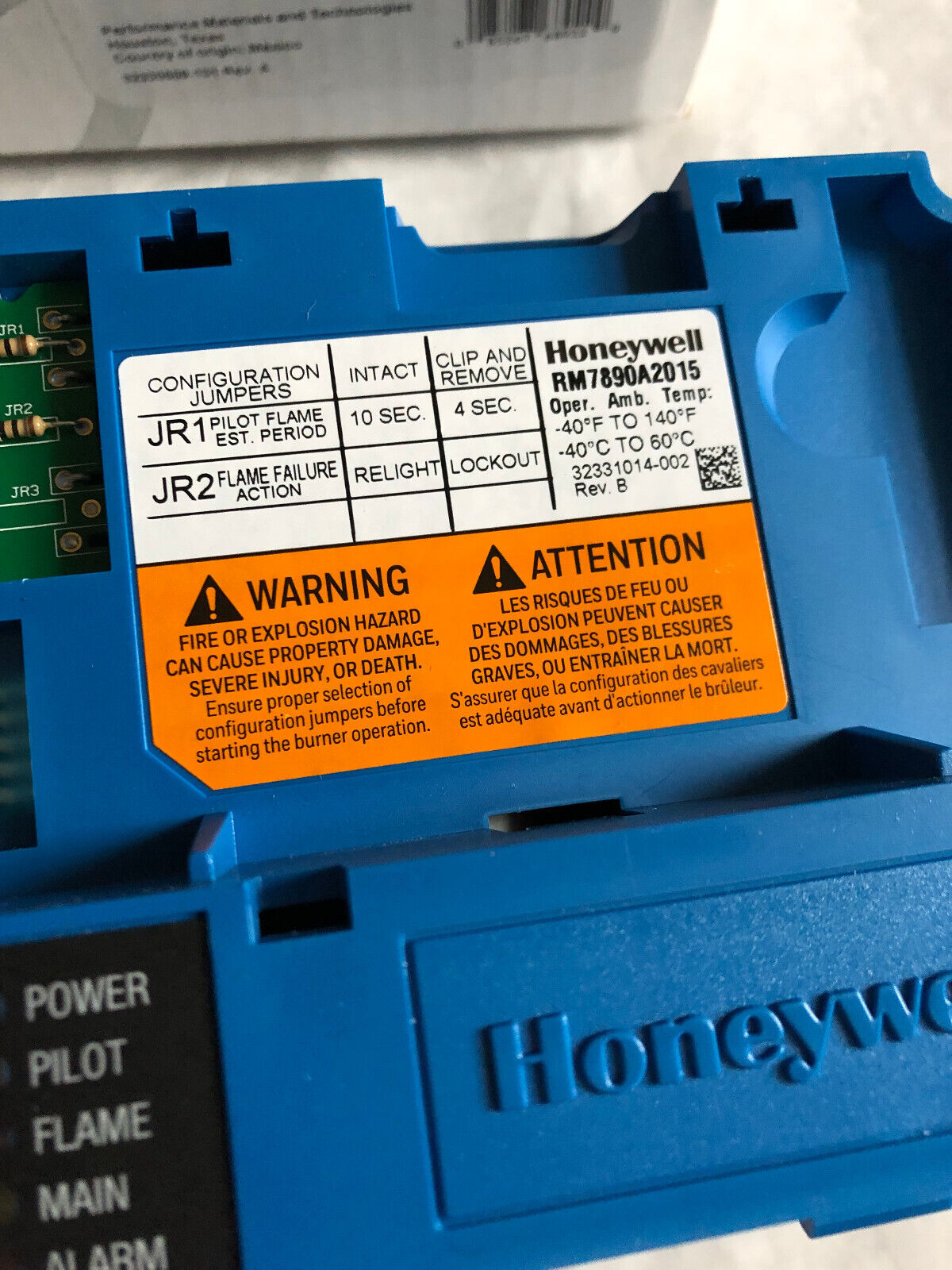 New Honeywell Rm7890a2015,Rm7890a2015,Rm7890a2015 Burner Controller Relay,Aa