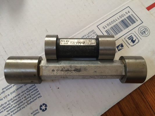Used Lot Go No Go Gage Plug Guage 1.325,1.320, 1.315,1.323 Inspection Bo9-4