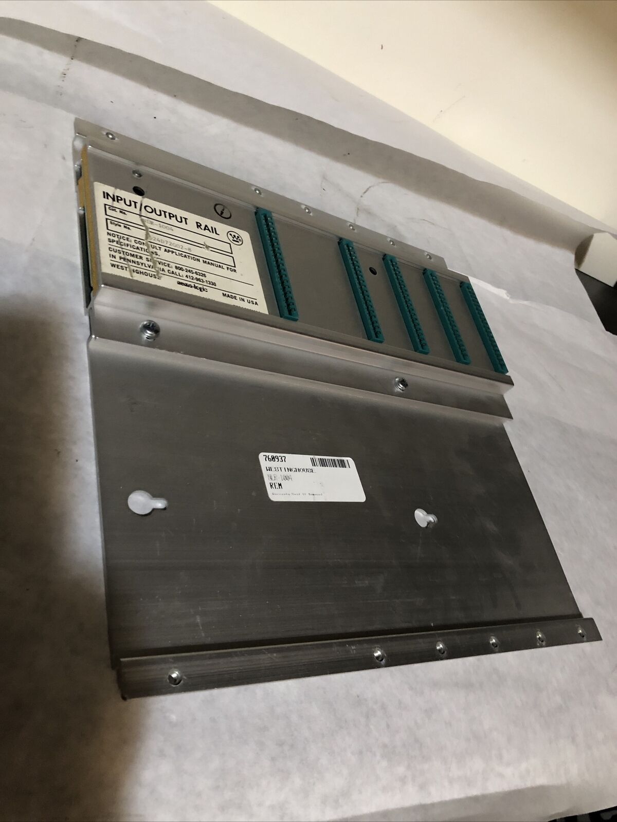 Westinghouse Nlr-1004 Nspp Nlr1004 ,624D72g02-8 Input Output Rail,Bv