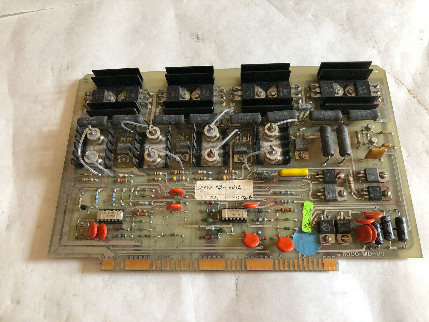 Ideal 6000-Md-V7,Servo Md-6012,50 6000-Md-V7,6012 Servo Equipment Board,Sa