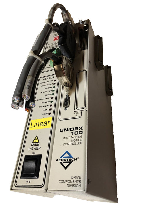 Aerotech Es13871-1 Unidex 100 Multitasking U100z-A-160-F2.5 ,250 Vac 3A,Cm,Bg
