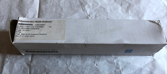 Leeds & Northrup 545281,Replaces 545281L Chart Vibr 0-15 Thermal,30879749,P11,St
