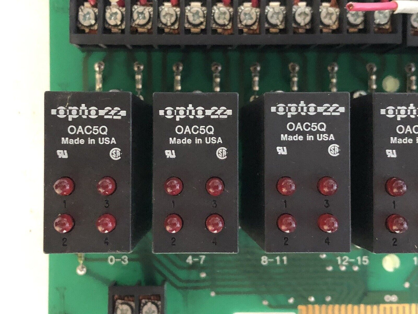 Opto 22 Opto Isolator Board Pb32dec W/ Oac5q,Dd