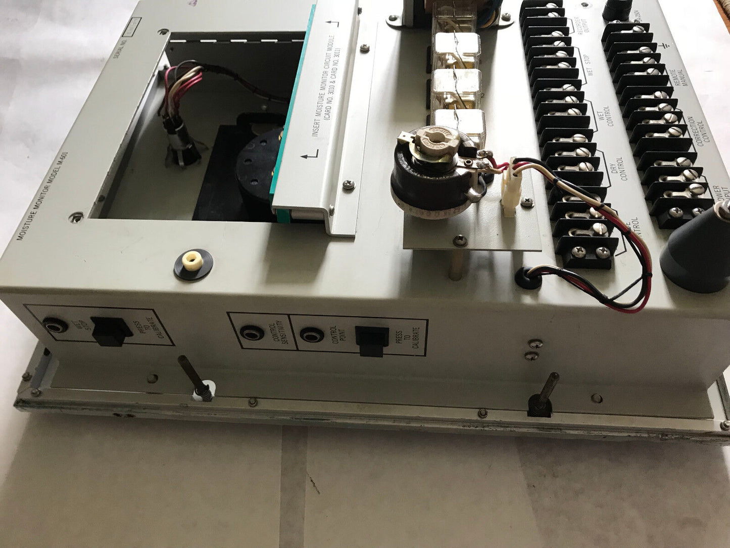 Moisture Monitor M-601 Model M-601 Analog Indicating Plc Controller Wet-Stop,Aa
