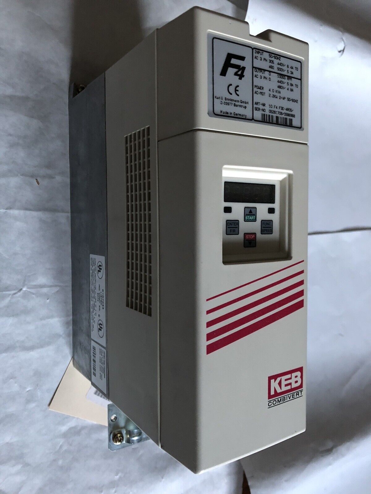 New Keb 10.F4.F3d-4R05 Frequency Inverter Drive Keb 10.F4.F3d-4R05/ 4.0 Kva,Bo