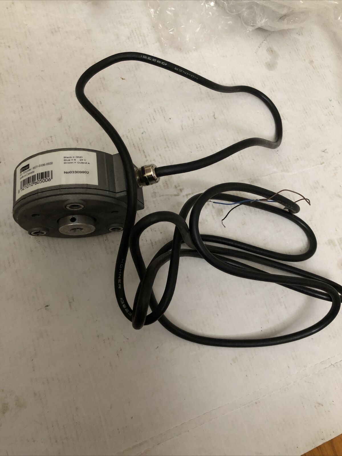New Hohner 8521-0106-0500 Incremental Encoder Motor Hohner 392351,Cr,Br