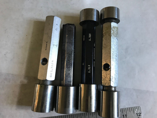 Lot Plug Gage Go Nogo Van Keuren .1.314,1.319,1.320,1.325,1.320,1.3125,Es