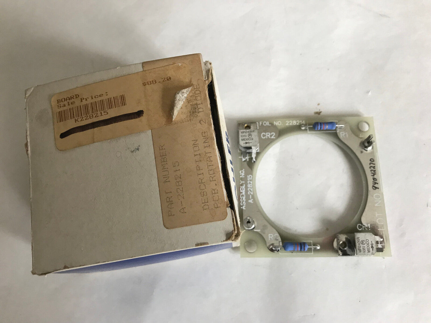 Kohler Assembly A-228215 Foil 228214 Lot 94042270 Board K228215,Sc
