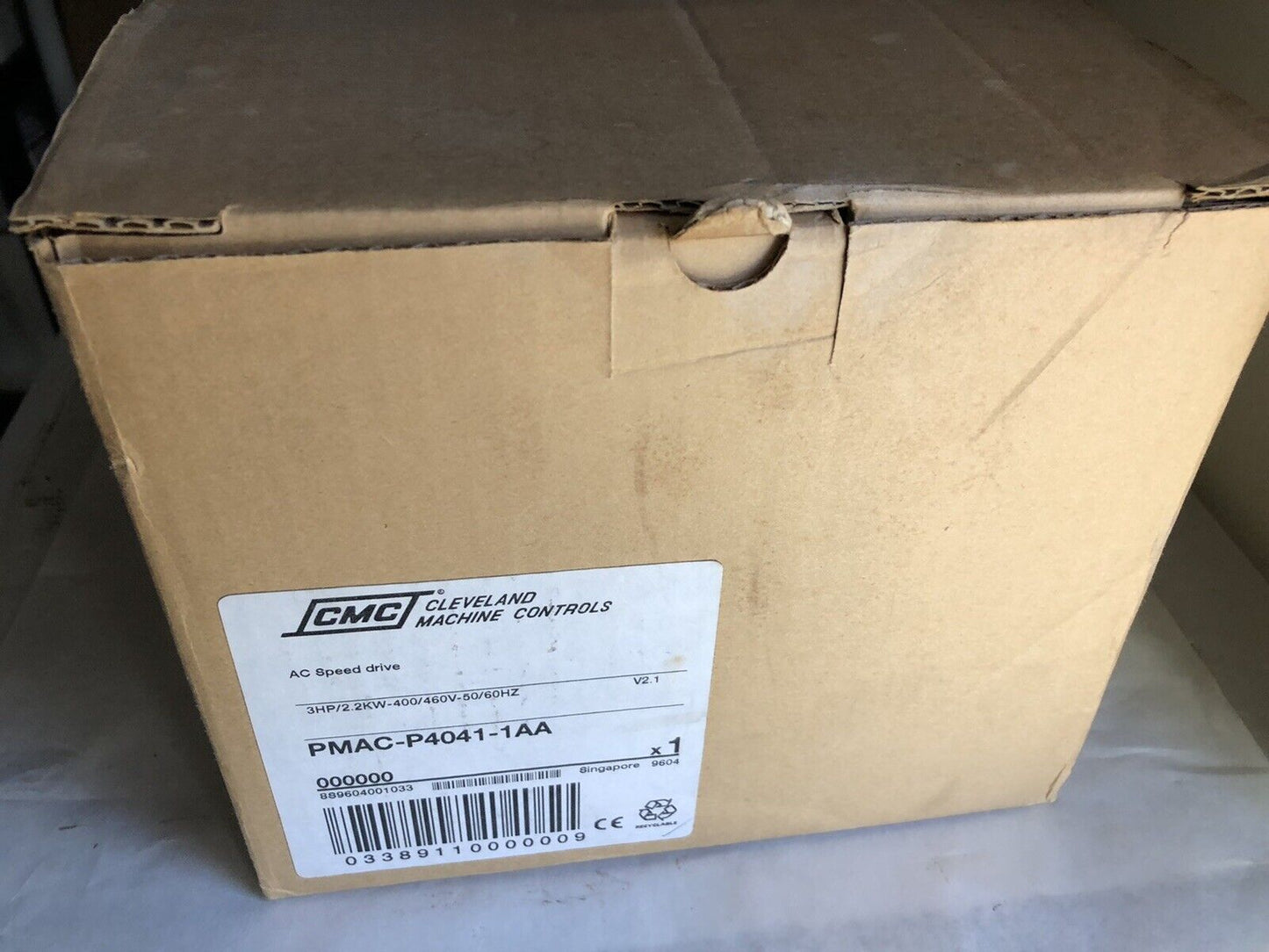 Cleveland Machine,Cmc Pmac-P4041-1Aa Ac Drive,400/460Vac,3Hp,New Old Stock,Tn