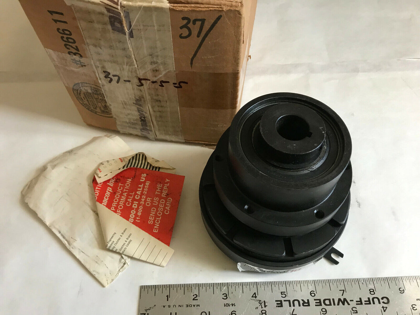 Di Dynacorp 305140-8,Nachi 6009Nsl Altra Sheave Clutch 90V 7/8" Bore Frame,Aj
