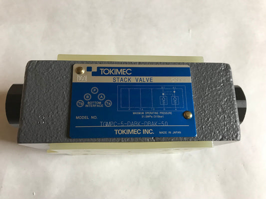 Tokimec Tgmpc-5-Dark-Dbak-50 Hydraulic Check Stack Valve,Tgmpc-5-Dark-Drak-50,Sb
