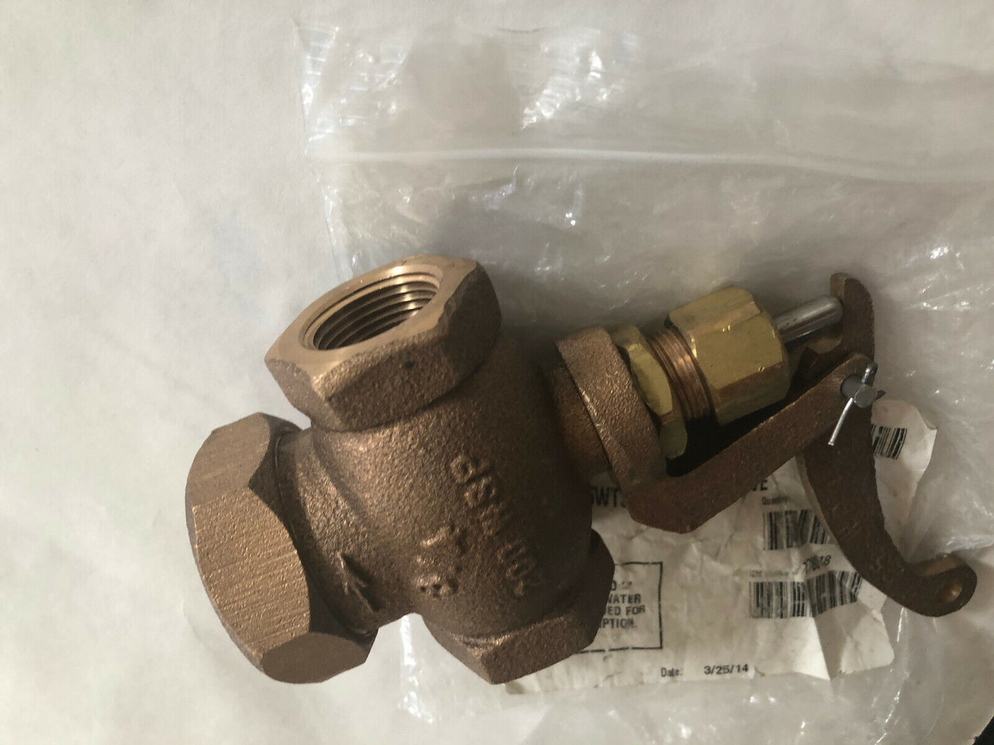 New 3/4 United Works Brass Whistle Valve 3/4" Ntp 200Wsp Live Steam Boiler Steam