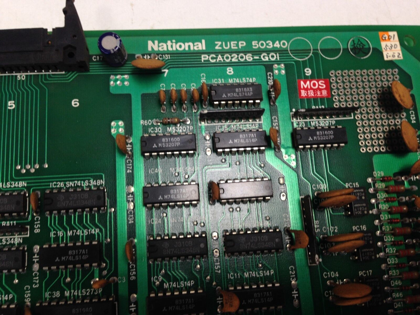 National Zuep50340 , Pca0206-G01 Plc Circuit Board,Db