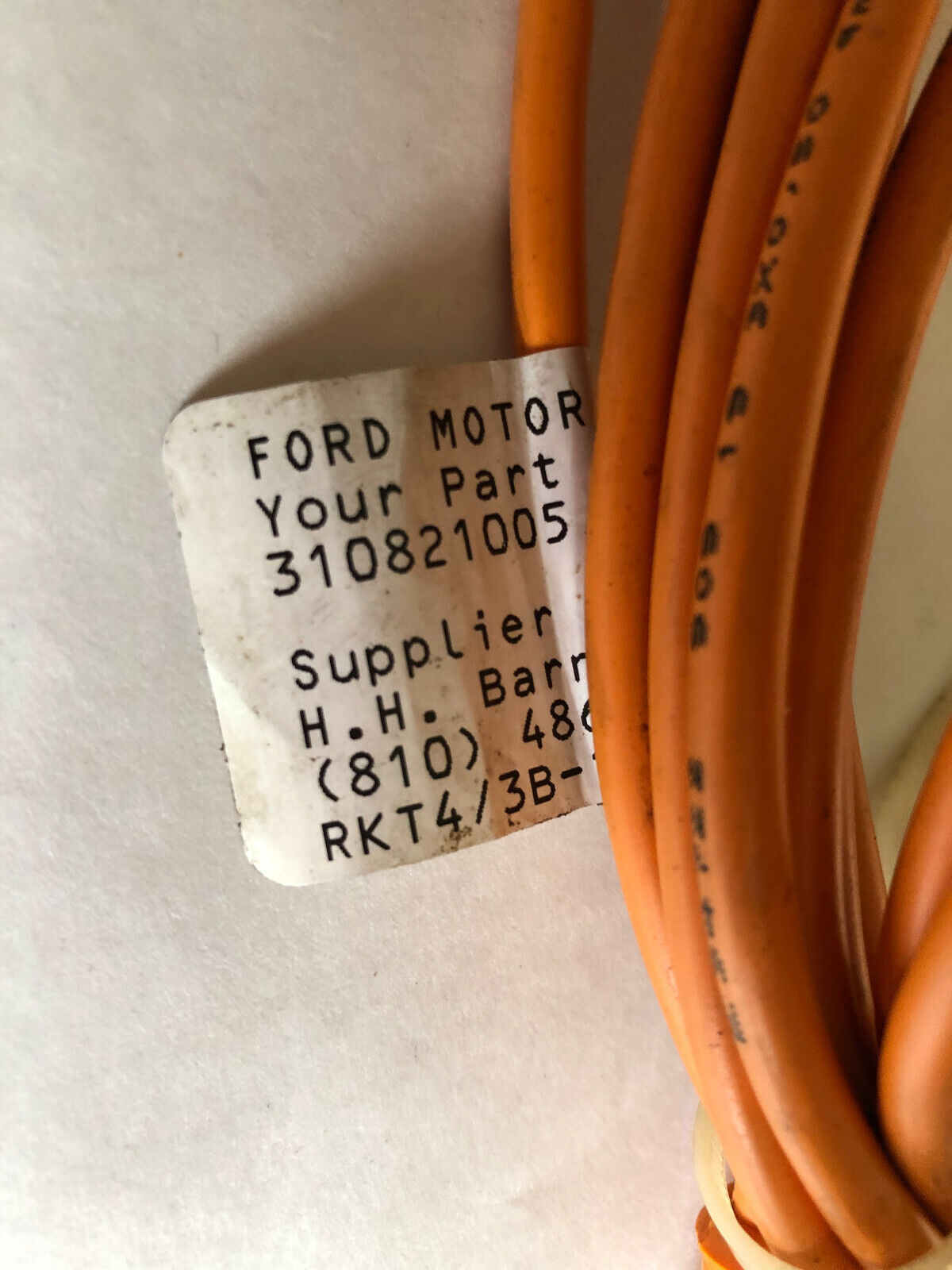 New Ford Motor,Baumer Rkt4/3B-19/5M,310821005/1011492838 Cable Assembly,Di