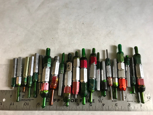 Lot Plug Gage Go Nogo Van Keuren .1865,1915,1902,1907,1800,1830,1876,1875,Es