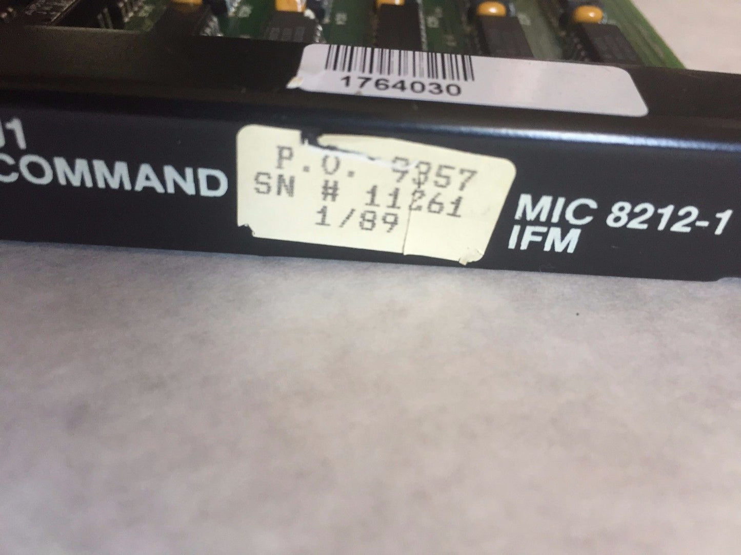 Camco Mic 8212-1,Emerson Mic 8212 Ifm,1764030 Kok Ktp05001 Mic8212-1 Ifm,Ea