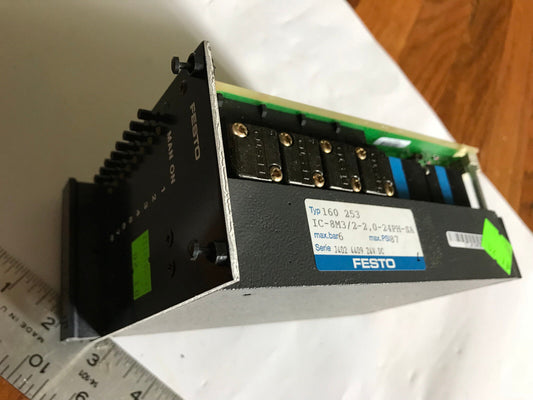 Festo 160-253 Pneumatic Air Valve Module Festo 12159,Ic-8M3/2-2,0-24Ph-Sa,Em