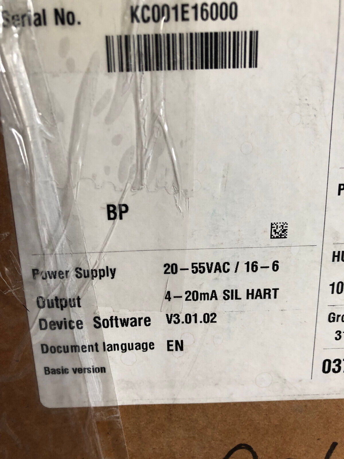 New Endress + Hauser 83F15-5Ev5/0 Promass 83,Promass F,1.7038/19,Dn15 / 1/2",Aq