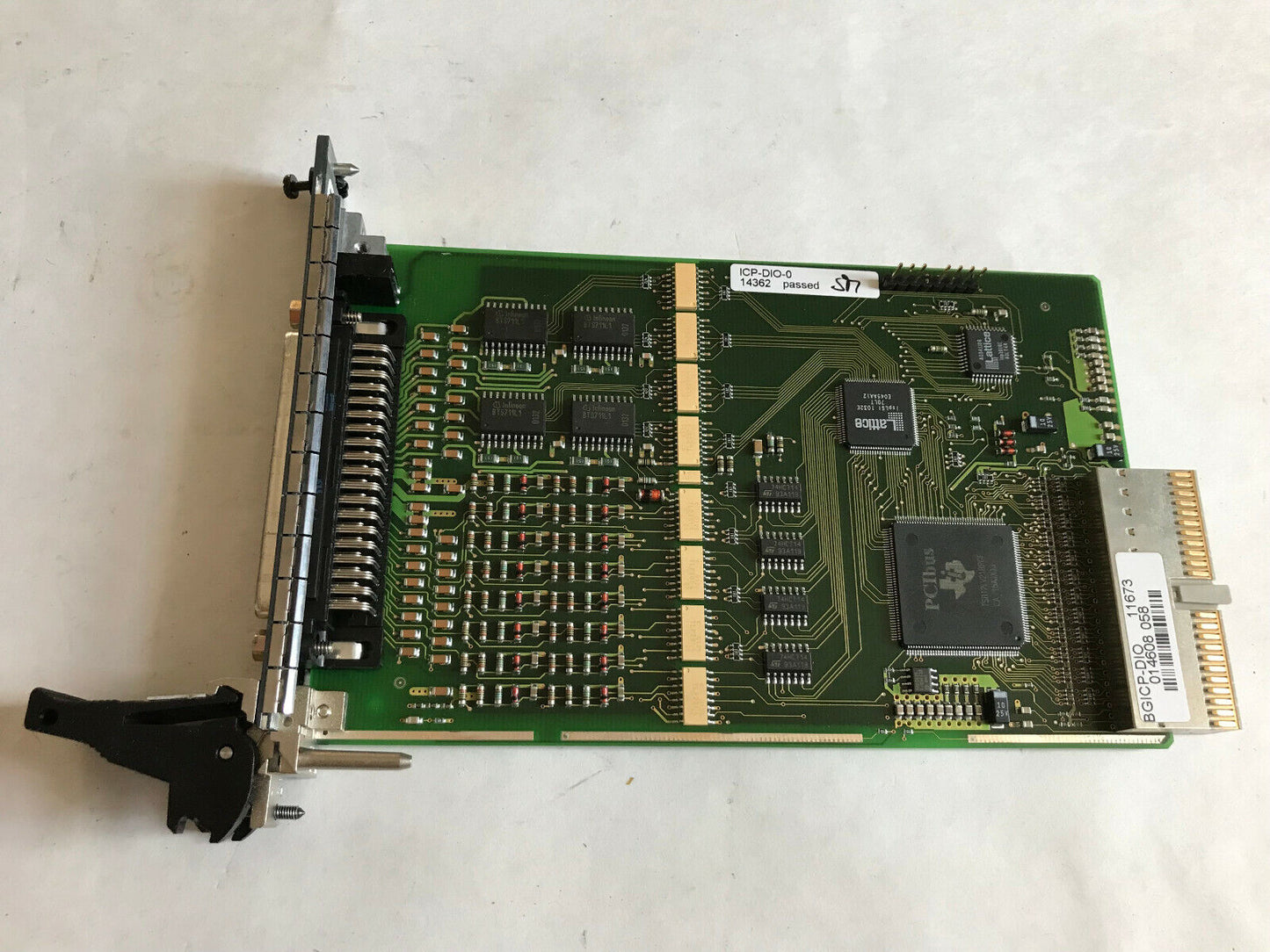 Uson Ext I/O, Icp-Dio-0 14362, Bgicp-Dio 11673, 014608 058   Plc Board,Sm