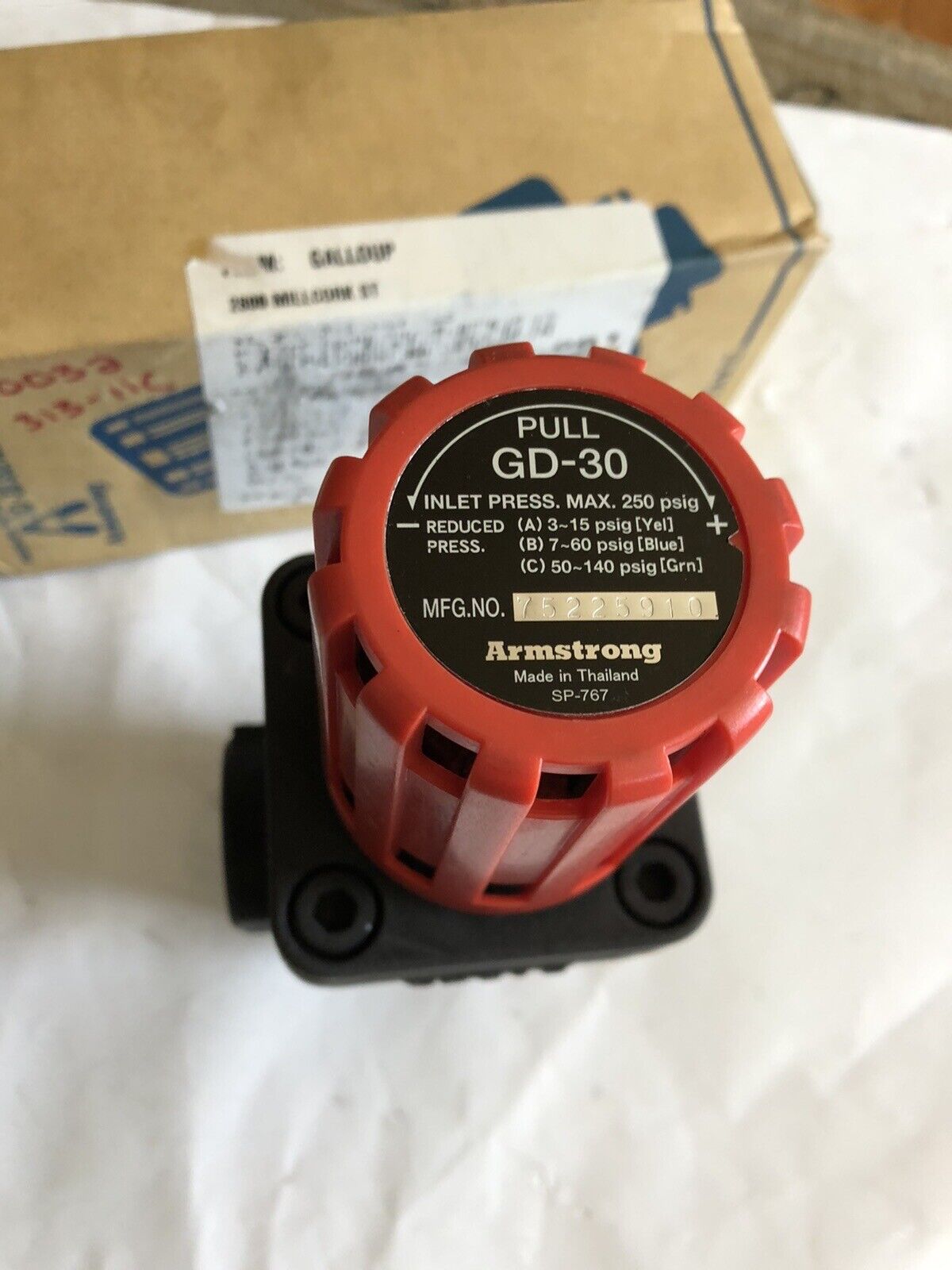New 1” Npt Armstrong Yoshitake Gd-30 Pressure Reducing Valve Pull Gd30,Aa