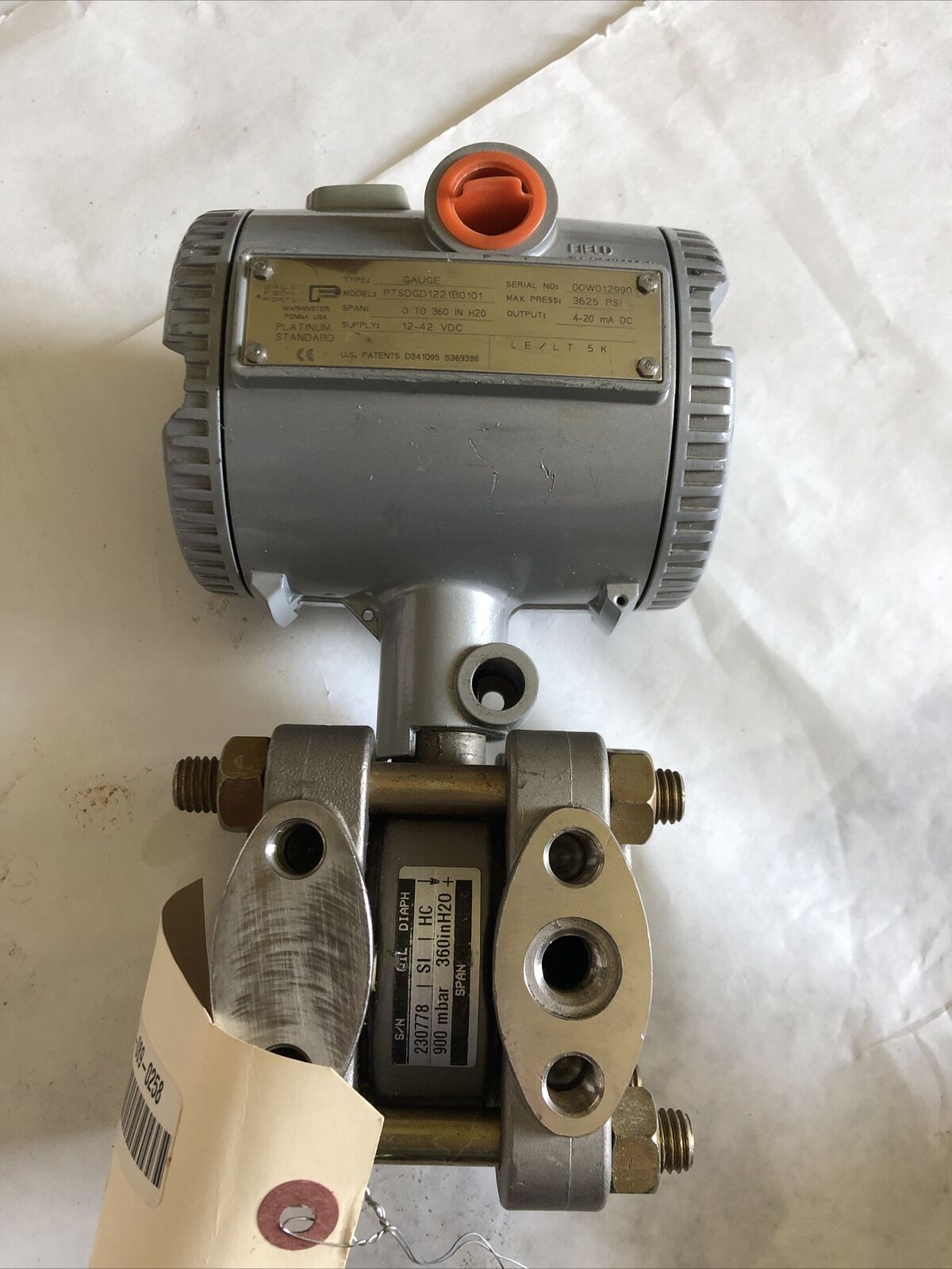 New Baily Fischer Porter Ptsdgd1221b0101,Gauge Transmitter,1/4" Npt,6640211,Ap