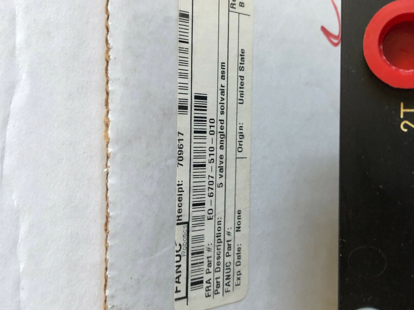 New Fanuc E0-6707-510-010,Eo-6707-510-006 Valve Angled Solvair Kates Mp-0149,Tk