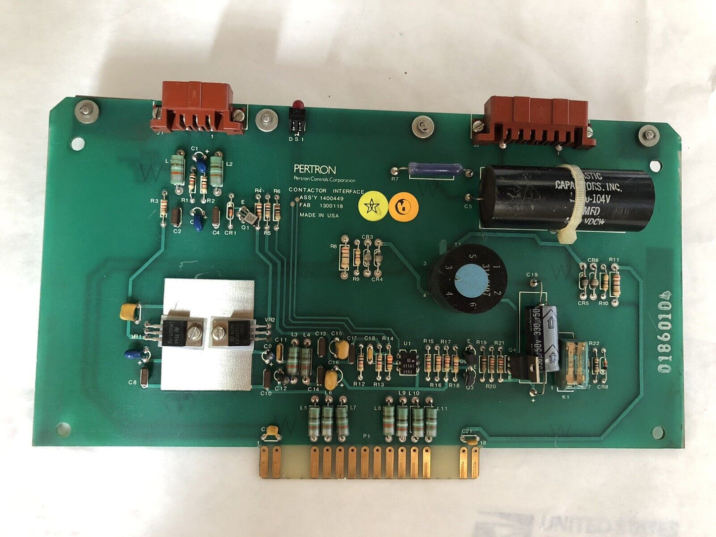 Pertron 1400449 Fab 1300118 Weld Contractor Interface Circuit Board,Dd