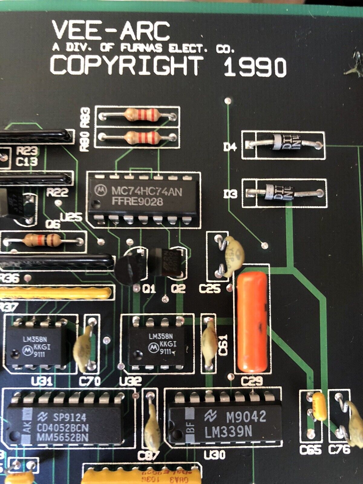 Vee-Arc 404-098 Rev. G Pc Control Board V930-700 ,Dh