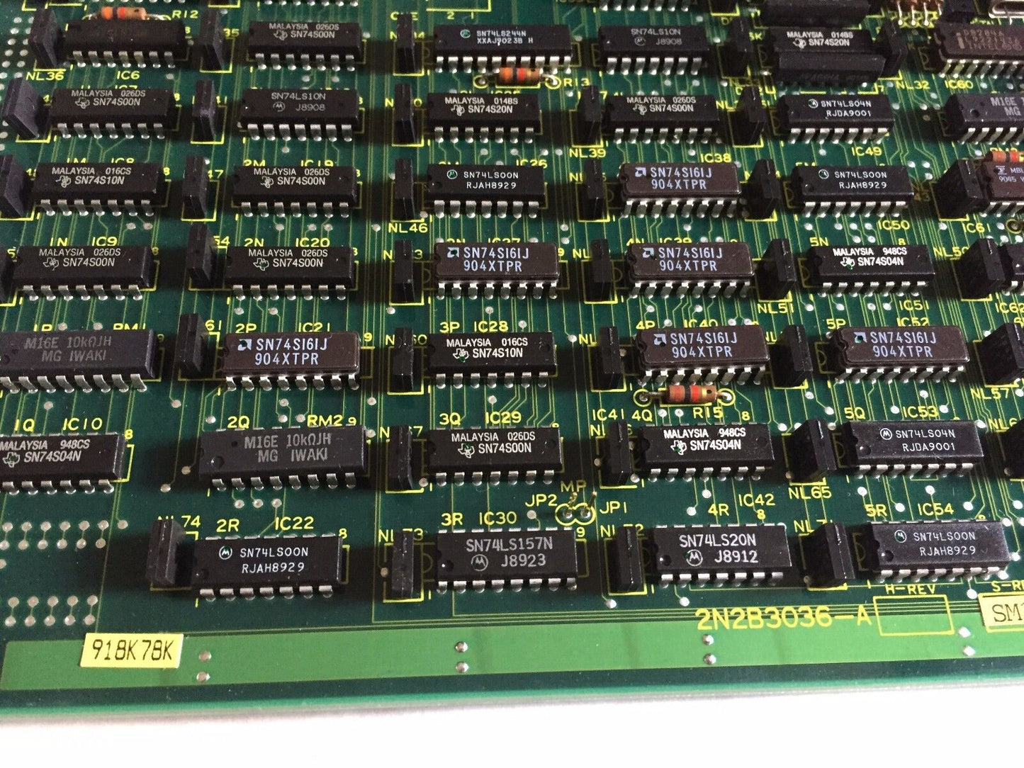 Toshiba Sr9cpu2-G1,Cpu2 G001,Toshiba Sr9sqc2-G,2N2b3036-A,2Z2b0015-1,Db