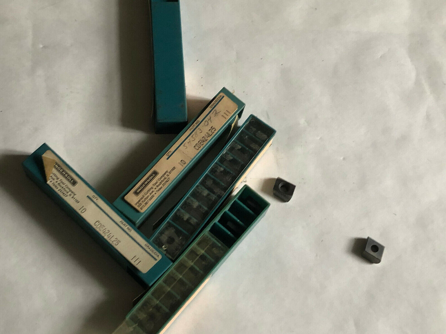 New Lot 50 Ingersoll Cde424l25 Carbide Inserts, Grade 111 ,Sv