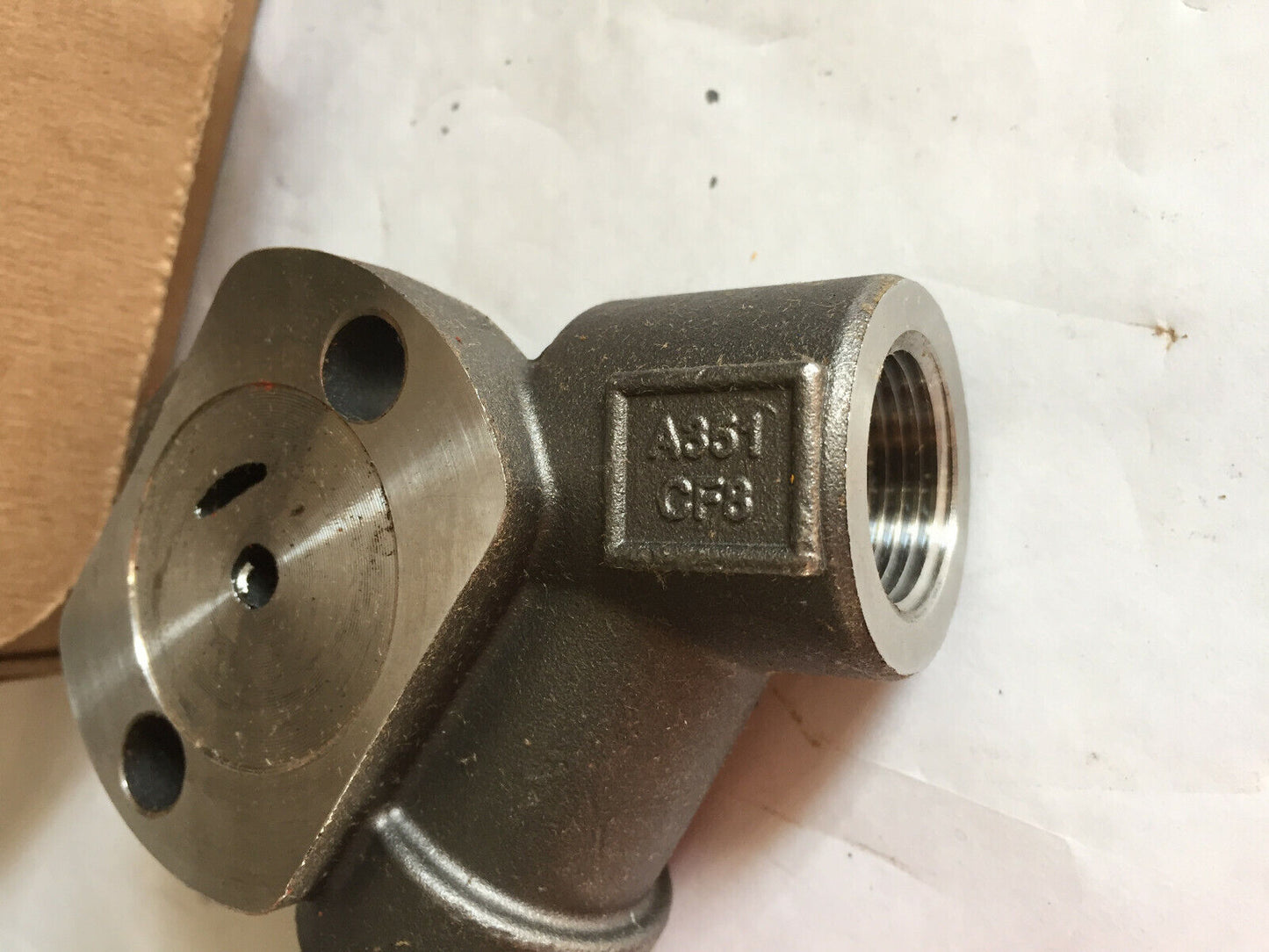 New 3/4" Npt Ss Spirax Sarco Epcp,A2045,A351 Cf8, Y Strainer Connector,Ce,Sl