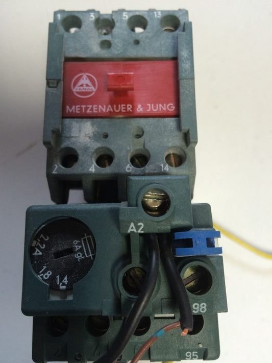 Metzenauer & Jung Dgsl12-10E K7 Contactor 24V Gl 6A Dgsl 12-01E,Bq,De