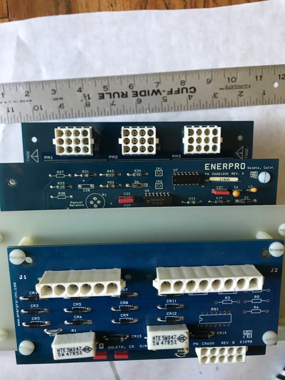 Enerpro Ddog1200, Fcoa1200,Fc0a1200 Rev C,Cr600 Auxiliary Firing Boards,Ei