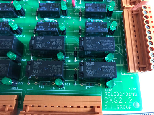 New Relebonding Cxs2.2,G.H.Group Cxs2.2 Relebonding I/O Terminal Pcb Board Gh,Eo