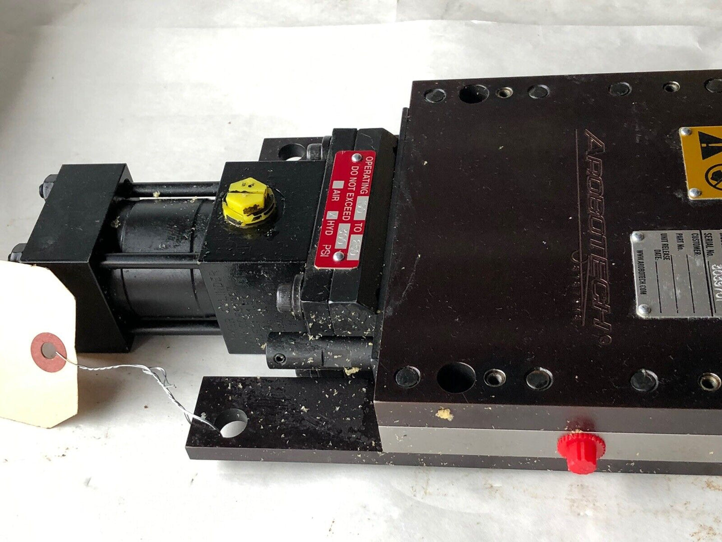 New Arobotech Pc206062 Hydraulic Parallel Gripper,100-250,Xhyd Psi,300-Psi,Fc